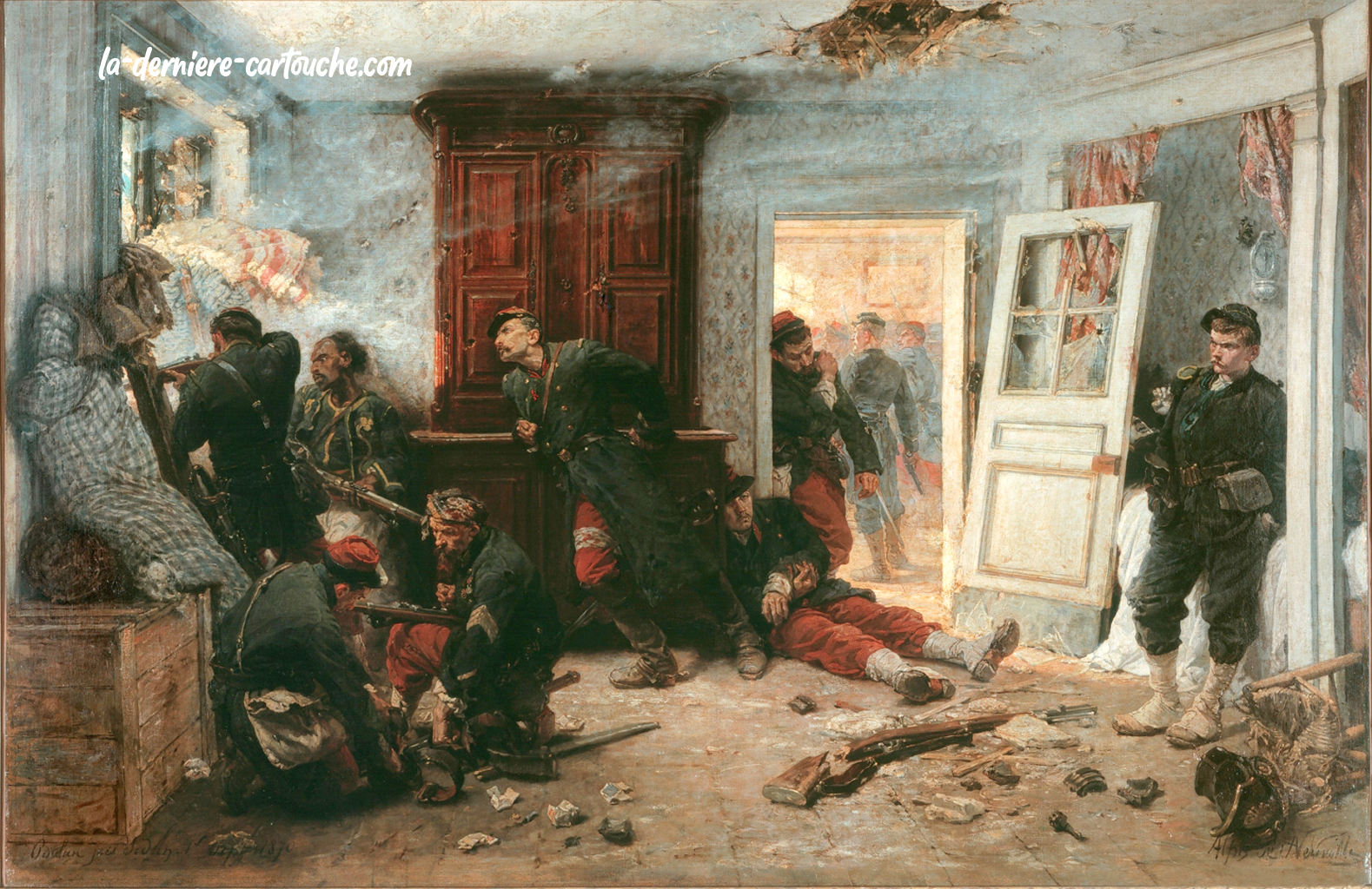 „Les Dernières Cartouches“ von Alphonse de Neuville