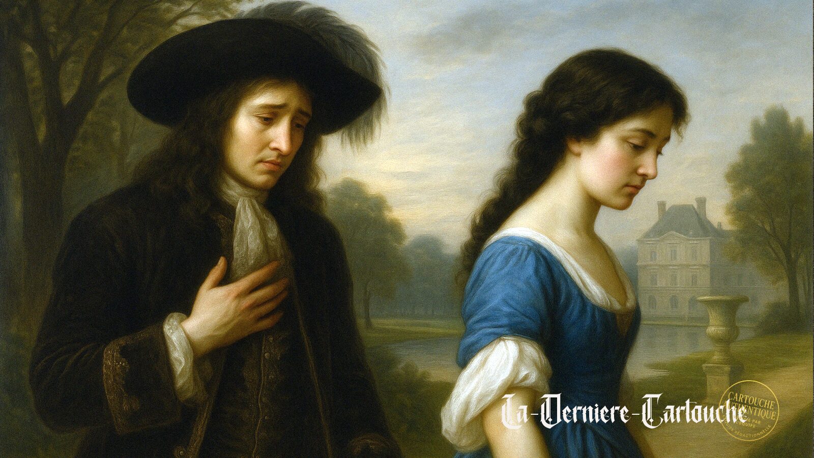 Marie Mancini und König Ludwig XIV. im Jardin du Luxembourg – Abschiedsszene voller Emotion und stillem Protest