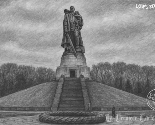 Das Sowjetische Ehrenmal im Treptower Park in Berlin