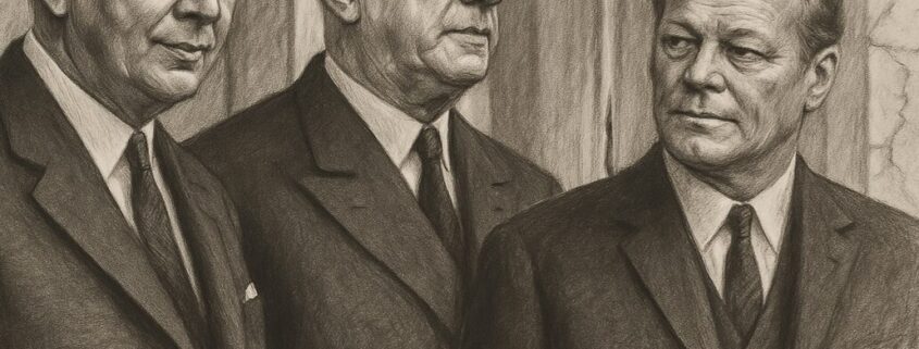 KIESINGER DE GAULLE UND BRANDT
