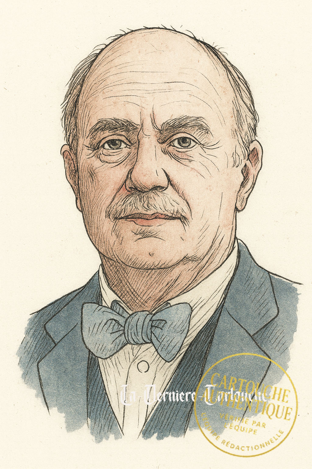 Jean Rouch Porträtzeichnung