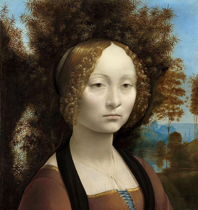 Leonardo da Vinci _1 Ginevra de' Benci