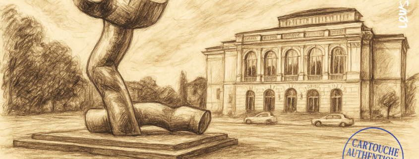 Edelstahlskulptur Ostern von Brigitte Denninghoff und Martin Matschinsky