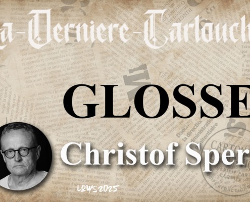 Christof Sperl schreibt für Le DERNIERE Cartouche